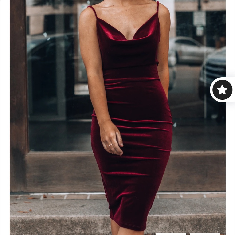 Red Velvet dress